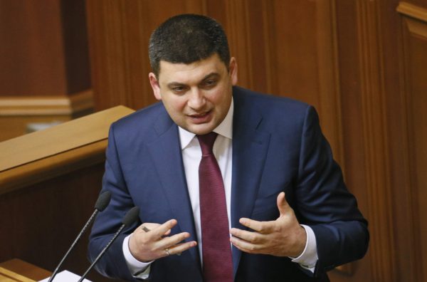 Ukraine's former Deputy Prime Minister Volodymyr Groysman speaks during a session of the parliament in Kiev, November 27, 2014. The Ukrainian parliament on Thursday elected Groysman to the powerful post of speaker. Under Ukrainian law, the speaker is the first to stand in for the president if the head of state is unable to fulfil his duties. REUTERS/Gleb Garanich (UKRAINE - Tags: POLITICS)